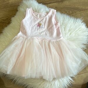 Color light pink tutu and cotton